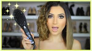 De marco says it's also a good choice for long, thick hair and naturally straight hair. How To Straighten Your Hair With A Brush Youtube