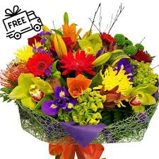 Ōhuiarangi / pigeon mountain is a 55 m high volcanic cone at half moon bay, near howick and bucklands beach, in auckland, new zealand. Bright Vox Bouquet Free Flower Delivery Auckland