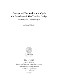 PDF) Conceptual Thermodynamic Cycle and Aerodynamic Gas Turbine Design