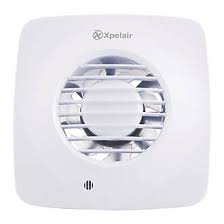 Inline fans are another type of extractor fan which are installed in the loft space above the bathroom. Xpelair Dx100ps 6 7w Bathroom Extractor Fan With Pullcord White 240v Bathroom Extractor Fans Screwfix Com