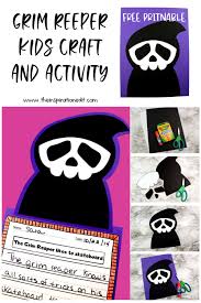 What's the best way to help your family get. Grim Reaper Halloween Craft For Kids The Inspiration Edit
