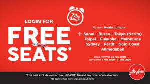 Jetstar's air ticket and airline promotions bring you cheap flights from singapore to destinations across asia pacific, australia and new zealand. Airasia X Launches First Ever Long Haul Free Seat Sale Airasia Newsroom