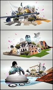 Eurovision 09 Ids Sketches On Behance Travel Collage Sketches Graphic Illustration