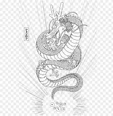 Songohan simple dragon ball z coloring page : Shenlong Dragon Ball Z Coloring Pages Png Image With Transparent Background Toppng