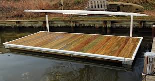 The exclusive kayak dock proprietary bow and stern configurations, with adjustable ballast system, is not illustrated. Kayak Sup Docks Custom Floating Dock Builder Annapolis Md