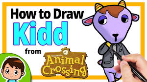 This is a profile for kidd, a villager from animal crossing: How To Draw Kidd Animal Crossing Step By Step Drawing Youtube