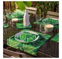 Green Leaf Napkin - Françoise Paviot Nonwoven Napkin