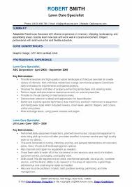 Lawn mower safety 1 lawn mower safety ☐ do not smoke while on the job and never work under the influence Lawn Care Specialist Resume Samples Qwikresume