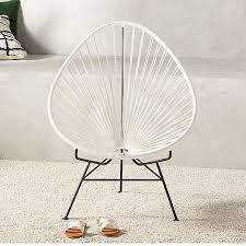 White and yellow color of this chair looks very nice in different outdoor stylizations. The Best Patio Chairs 2020 The Strategist