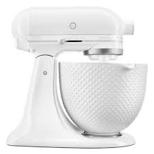 4.9 out of 5 stars with 10459 ratings. White On White Artisan Series Tilt Head Stand Mixer With 5 Quart Ceramic Hobnail Bowl Ksm156hbww Kitchenaid In 2021 Kitchenaid Artisan Stand Mixer Kitchen Aid Kitchenaid Artisan