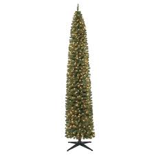 Home Accents Holiday 9 Ft Brighton Pencil Artificial Christmas Tree Tv90ch520s00 The Home Depot Artificial Christmas Tree Slim Artificial Christmas Trees Best Artificial Christmas Trees