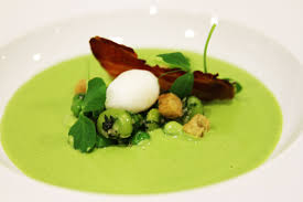 English Pea And Mint Veloute With Crisp Pancetta A Delicious And Fresh Dish From Our Spring Summer 2014 Menus Eten Erwten Soep