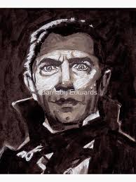 Tablier for Sale avec l'œuvre « Bela Lugosi » de l'artiste Barnaby Edwards 