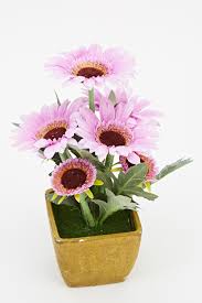 Artificial gerbera daisies come in a wide variety of choices. Artificial Gerbera Daisy Flower Pot Just 7
