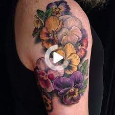 Pansy Flower Tattoo Meaning And Awesome Designs Flower Tattoo Meanings Tattoos Pansy Tattoo