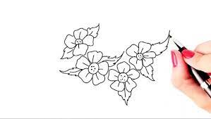 Nah berikut adalah contoh sketsa bunga paling indah, dari mawar, melati, anggrek, dan lainnya. Gambar Bunga Mudah Menarik Bunga Mudah For Android Apk Download 39 Gambar Sketsa Bung Pretty Flower Drawing Pencil Drawings Of Flowers Easy Flower Drawings