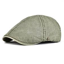 Voboom Ivy Caps 100 Cotton Washed Plain Flat Caps Newsboy Caps Cabbie Hat 57cm 58cm 7 1 8 7 1 4 Army Green At Amazon Cotton Beret Beret Cap Men Newsboy Cap
