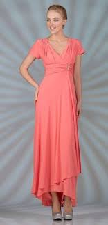 Coral Color Mother Of The Bride Dresses Google Search Tea Length Bridesmaid Dresses Bridesmaid Dresses Short Coral Tea Length Dresses
