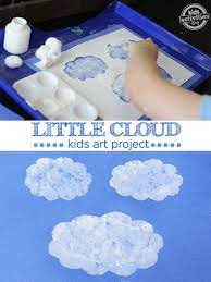 Sun craft for preschoolers from crafts on sea. Cloud Art Inspired By Eric Carle Kids Activities Blog Weather Crafts Preschool Weather Eric Carle Crafts