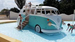 Combi Vw Piscine Vw Samba Bus Volkswagen Vw Bus