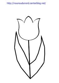 coloriage tulipe en couleur dessin gratuit a imprimer de noel patte patrouille
