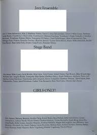 Jazz Ensemble Stage Band GIRLS ONLY!