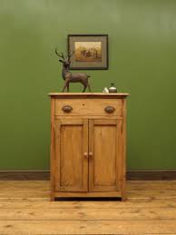 small vintage rustic pine cabinet