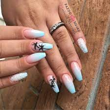 Wakacyjnie Indigonails Ombre Nails Indigo Pazoo Inspiration Nailstagram Instanails Nailsofinstagram Polishgi Tree Nails Indigo Nails Palm Nails