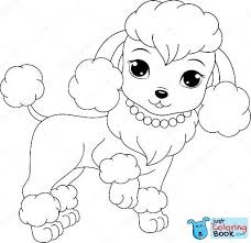Coloring Cartoon Poodle Coloring Pages Forids Animals Baby To Regarding Toy Poodle Coloring Pages Dog Coloring Page Puppy Coloring Pages Poodle Drawing