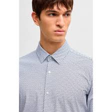 BOSS Hank s Kent C1 222 10270753 01 long sleeve shirt Grey| Dressinn