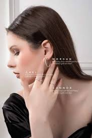 Morgan Earring (925 Sterling Silver with 18K Gold Plating)