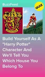 How well do you actually know harry potter? Build Yourself As A Harry Potter Character And We Ll Tell You Which House You Belong To Harry Potter Buzzfeed Harry Potter Characters Harry Potter Character Quiz