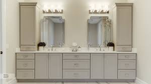 Follow the simple steps and you'll have painted cabinets that you love! Casual Dove Gray Painted Bathroom Cabinets Omega