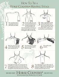 How To Tie A Stock Tie Stock Tie Dressage Dressage Stock Tie