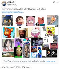 Everyones reaction to FallenChungus fart fetish | Fallenchungus Fart  Fetish | Know Your Meme