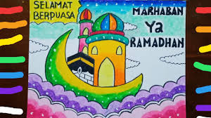 30 poster ramadhan anak 2021 cocok untuk di gambar saat pandemi. Cara Membuat Poster Menyambut Bulan Ramadhan Youtube