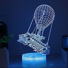 amazon com fornite 3d vision effect lamp led night lights rgb color changing with usb or batte led night light creative birthday gifts birthday gifts for kids