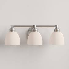 Three Posts Bucyrus 3 Light Dimmable Brushed Nickel Vanity Light Reviews Wayfair