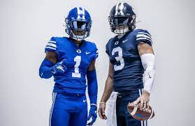 Many sec football alternate uniforms start with an idea from that school's athletic department. Byu Cougars Unveil New Navy Royal Blue Helmets Sportslogos Net News