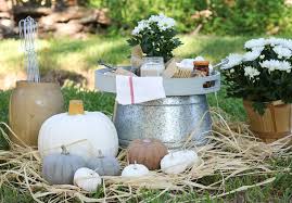 Outdoor decor, pumpkins, fall foliage, tabletop trees Fall Decor We Love From Our Cottage Farmhouse Life On Summerhill