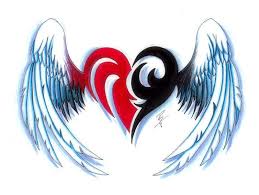 Tribal Heart With Wings Tattoo Design Tattoobite Com Heart With Wings Tattoo Wings Tattoo Tribal Heart