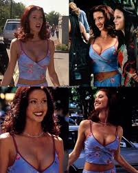 Shannon Elizabeth as Buffy in Scary Movie.