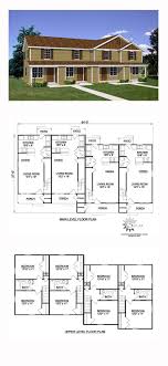 Traditional Style Multi Family Plan 94485 With 8 Bed 4 Bath House Plans Australia Southern House Plans Bedroom House Plans