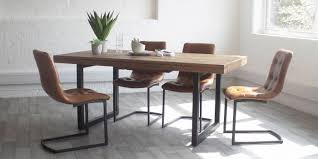 Add an industrial feel to your dining room with this wonderful selection of industrial dining chairs. In The Spotlight New Industrial Dining Tables Dining Table Dining Chairs Industrial Dining Table
