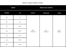 Flatulence Jeans Sizing Chart Shreddies