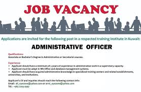 Are you living in accra in greater accra region? Kuwait Administrative Officer Jobs Jobs In Kuwait Jobsinurdu