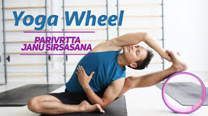 Yoga Wheel Revolved Head To Knee Pose Parivrtta Janu Sirsasana Youtube