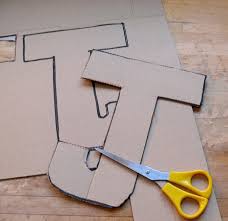 Today i teach you how to make 3d. 21 Diy Cardboard Letters Guide Patterns