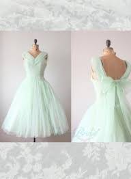 Lj14143 Light Green Mint Color Tea Length Vintage Party Prom Dress 2197347 Green Wedding Dresses Cocktail Dress Wedding Mint Green Wedding Dress