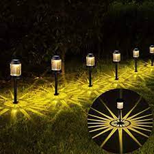 Shop for decorative garden solar lights online at target. Buy Solar Pathway Lights Outdoor 6pack Waterproof Solar Powered Garden Lights Decorative Outdoor Yard Lights Solar Landscape Path Lights For Patio Sidewalk Fence Lawn Backyard Driveway Walkway Warm White Online In Indonesia B08qmfwp5g
